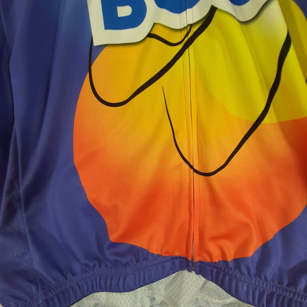 Life Behind Bars Genesis Volare Bayou City Outdoors Cycling Jersey XL Purple - Picture 4 of 9
